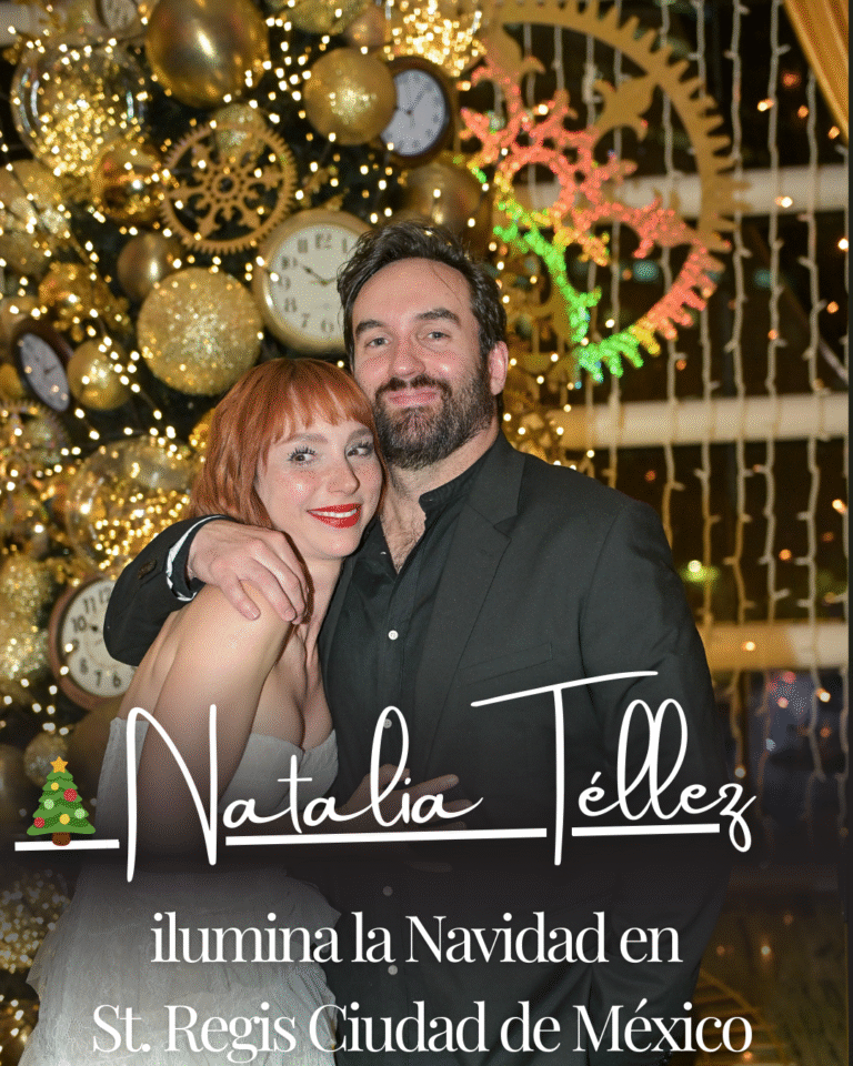 Lujo y Tradición: Natalia Téllez Enciende la Magia Navideña en St. Regis CDMX