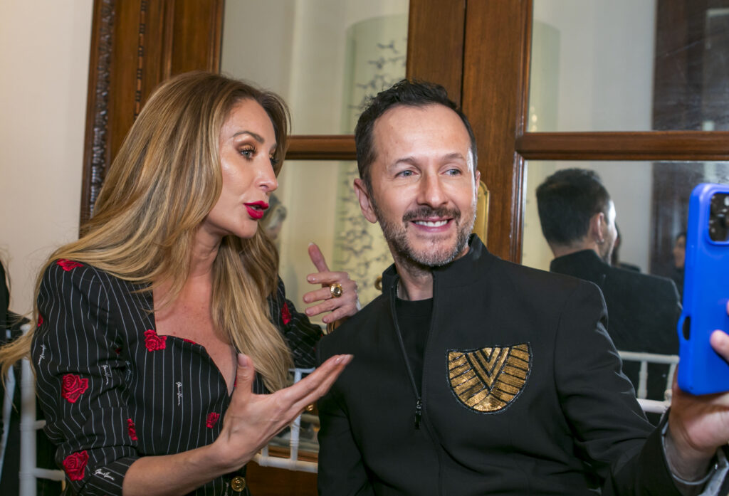 Geraldine Bazan y Oscar Madrazo
